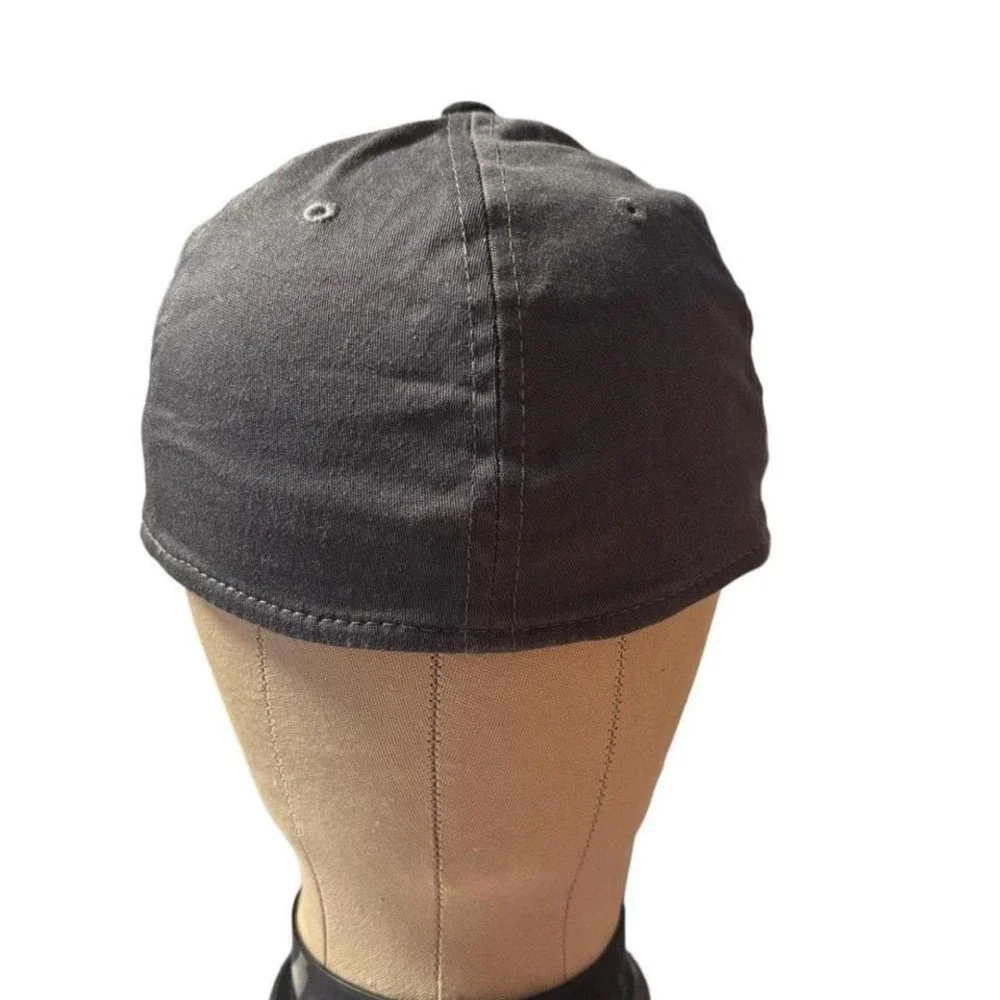 New Era 59Fifty Baseball Cap Grey Blk InsideOut‎ Hat Grunge Streetwear Sz S / M